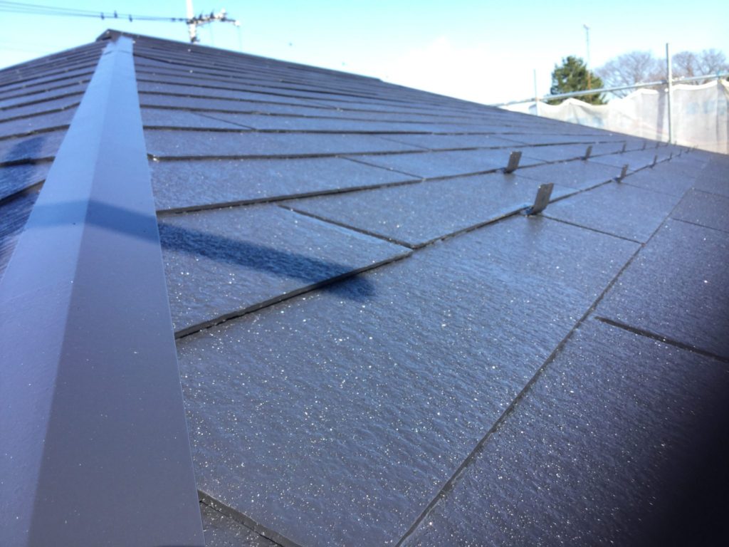 7年目でひどい　大手屋根材他社施工　屋根の劣化対策工事　